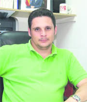 Juan Aragoneses, portavoz del PSOE alpedreteño  (Foto: A.Ortega)