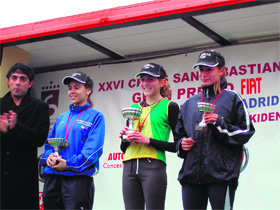 Beatriz Esteban, en el podio del Madrileño (Foto: ARCHIVO )