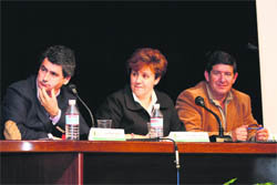 La alcaldesa, junto al empresario taurino Tomás Entero  (Foto: Cedida)