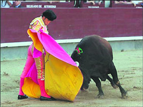 Francisco Javier Corpas, en la corrida del domingo  (Foto: WWW.LAS-VENTAS.COM)