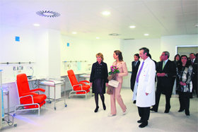 Imagen de la inauguración del hospital Infanta Elena de Valdemoro, de titularidad pública pero gestión privada  (Foto: COMUNIDAD DE MADRID)