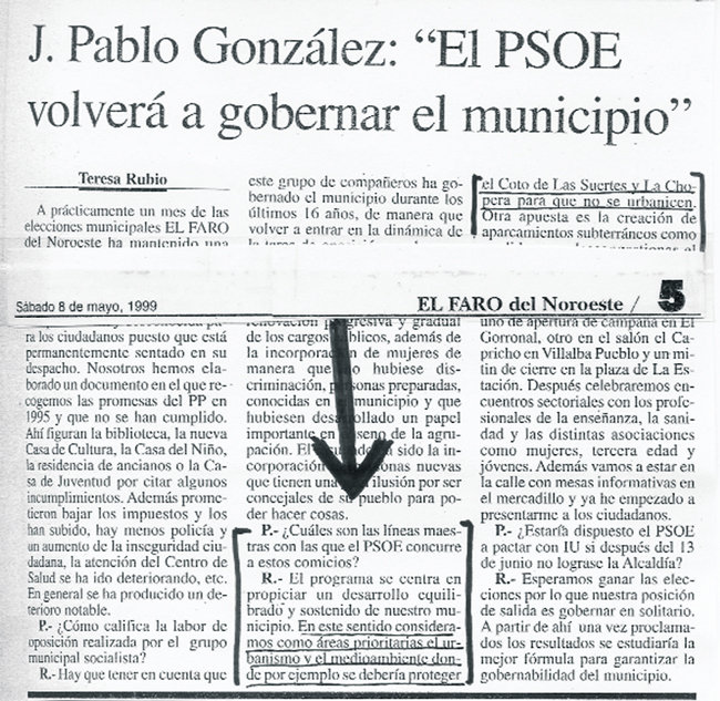 Lo lixiviados de Lobo Cojo deterioran La Chopera