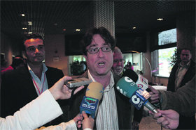 El secretario general de Comisiones Obreras en Madrid, Javier López  (Foto: A. O.)