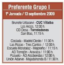 CUC Villalba y ‘Torre’ se estrenan en una durísima Preferente