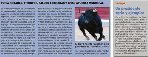 La feria de novilladas de Guadarrama se consolida por categoría, prestigio y triunfos