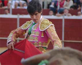 Imagen de un festejo en la feria de San Antonio