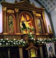 La Virgen de Gracia, ataviada con el traje de romera (Foto: E. P.)