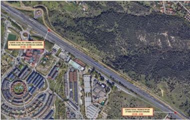Afectaciones al tráfico en la autovía A-6 por obras de rehabilitación del firme en Las Rozas, Torrelodones y Collado Villalba
