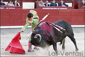 El novillero Alberto Durán roza la puerta grande de Las Ventas