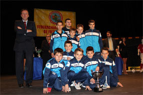 El supercampeón villalbino alevín, de Gala