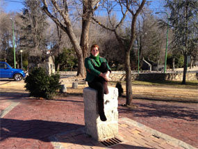 Concluyen los trabajos de jardinería y pavimentación en el parque de La Nava