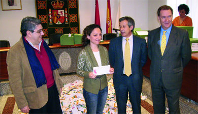 José Carlos Maestro, ganador de la segunda rifa navideña celebrada en Galapagar