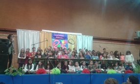Imagen del acto celebrado el pasado sábado (Foto: CEIP Antonio Machado)