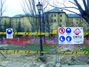 Las obras de ampliación se desarrollan en la parte posterior del centro (Foto: ALEJANDRO SÁNCHEZ)