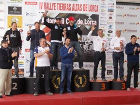 Imagen del podio del Rally Tierras Altas de Lorca  (Foto: GPR Sport)