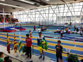 Roberto Fajardo, del Club Atletismo Collado Villalba, se proclama campeón de España cadete de 600 metros en Sabadell