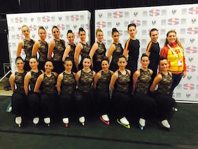 El Team Fusion Majadahonda, con Sheila Monjas de pie a la izquierda