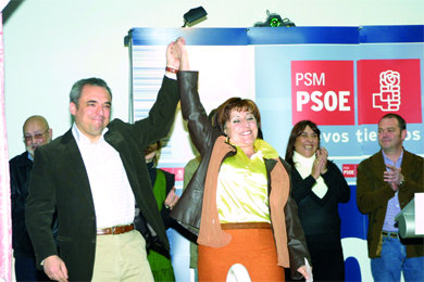 Simancas respalda a Margarita González en su presentación como candidata del PSOE