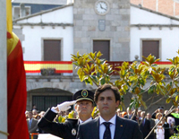 Galapagar se prepara para su tradicional homenaje a la bandera española