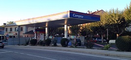 Comienza el desmantelamiento de la gasolinera de El Escorial