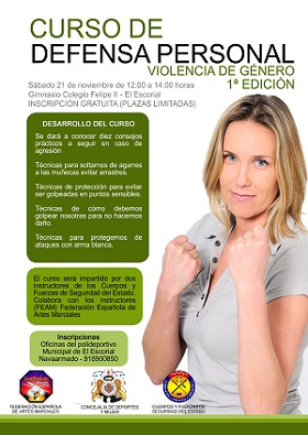 Curso gratuito de defensa personal para mujeres