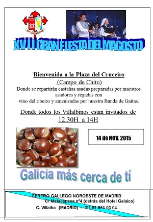 Este sábado, “XVII Gran fiesta del Magosto”