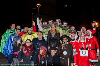 Alejandro González y María González, vencedores de la III San Silvestre de Collado Villalba
