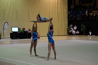 El Kike Blas acogió el I Campeonato de Gimnasia Acrobática de la Comunidad de Madrid.