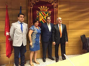 Los concejales del grupo Cambiemos Villalba