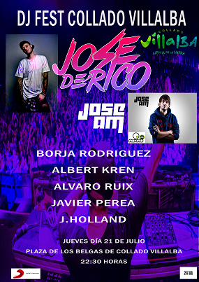 La mejor música electrónica llega a Collado Villalba en las fiestas de Santiago Apóstol 