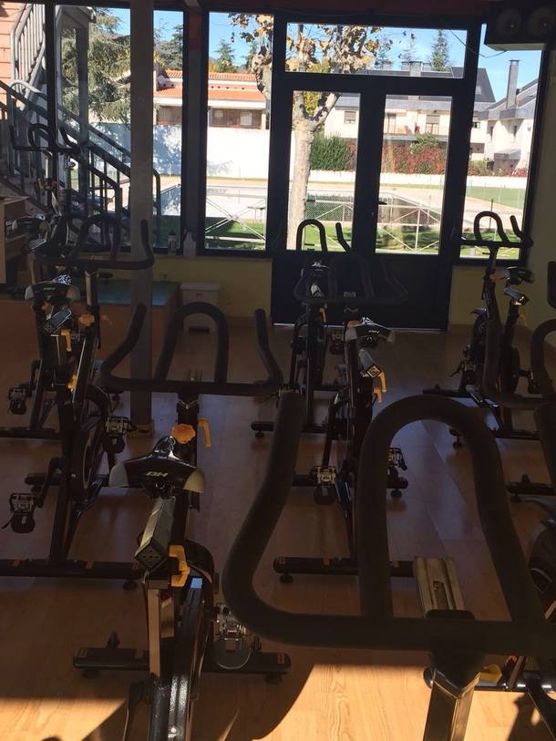 Obras de mejora en la Sala de Ciclo Indoor de El Escorial