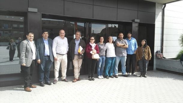 Ciudadanos, Podemos, PSOE e IU abandonaron juntos el Pleno de Galapagar