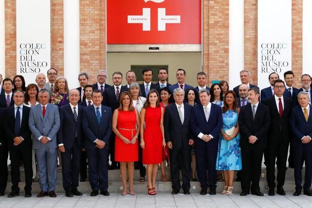 La Reina celebrará el próximo martes en San Lorenzo de El Escorial una sesión de trabajo con 70 directivos del Cervantes