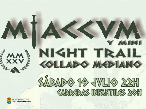 Collado Mediano se prepara para la Miaccum Night Trail 2025