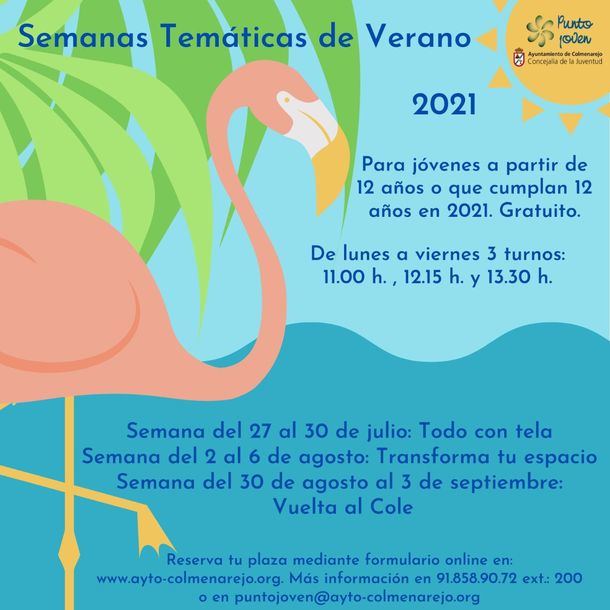 Semanas Temáticas de Verano en Colmenarejo