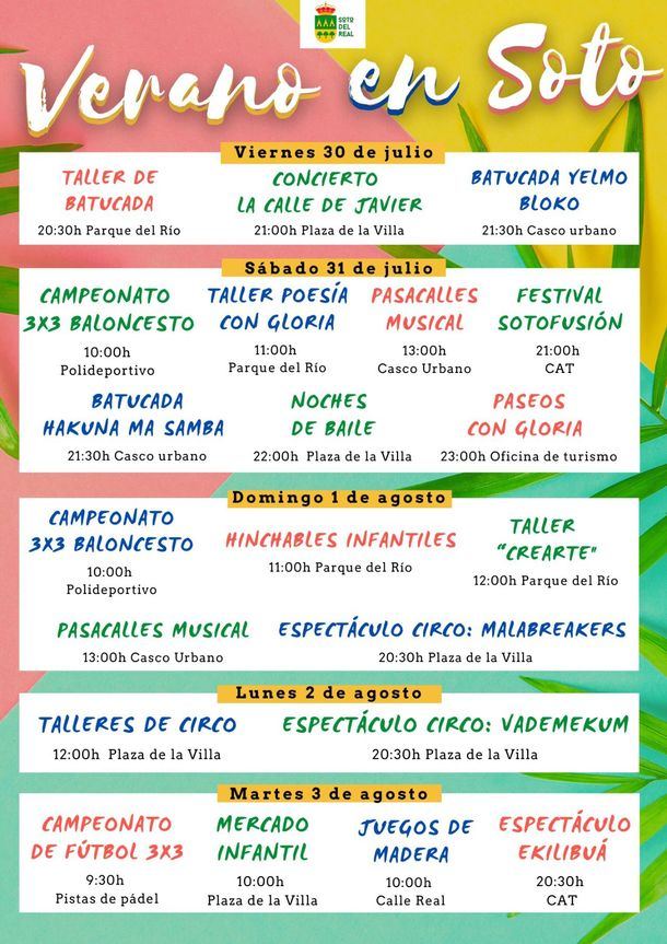 Soto reinventa sus Fiestas patronales