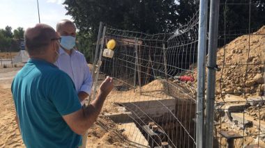 Avanzan las obras de la pasarela peatonal de Roza Martín en Majadahonda