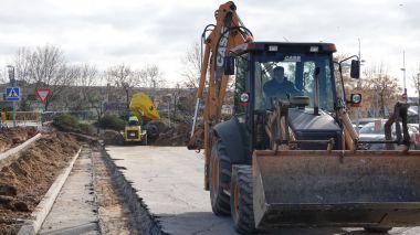 En marcha la construcción de la senda ciclable del Sector 4 de Villanueva de la Cañada