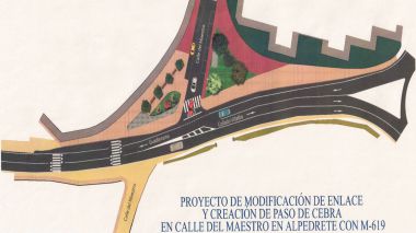 Comienzan las obras de remodelación de uno de los principales enlaces de Alpedrete