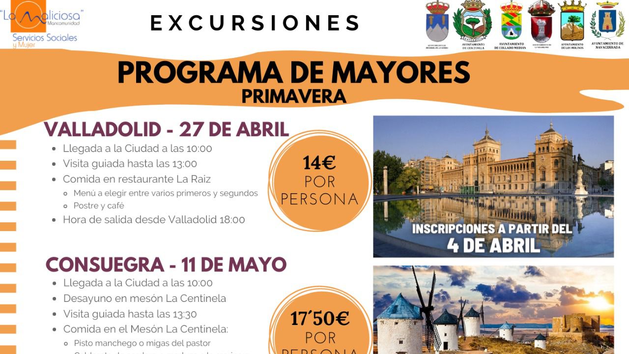 La Mancomunidad 'La Maliciosa' pone en marcha un programa de excursiones para Mayores