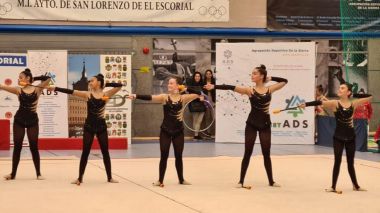 Más de 70 conjuntos y 350 deportistas en una nueva cita de la Gimnasia Rítmica en San Lorenzo de El Escorial