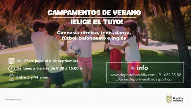 Boadilla ofrece más plazas para las colonias deportivas de verano
