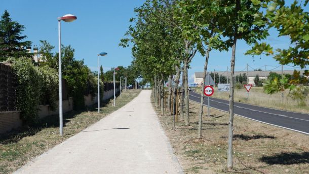 Abierta al público la senda ciclable del Sector 4 de Villanueva de la Cañada