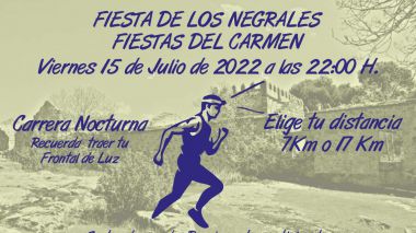 II Carrera nocturna de trail-running Los Negrales