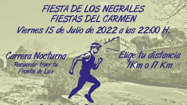 II Carrera nocturna de trail-running Los Negrales