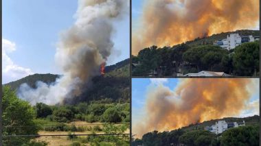 Incendio en el Cerro del Castillo
