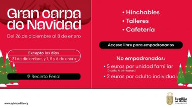 La carpa de Navidad de Boadilla estará abierta hasta el 8 de enero