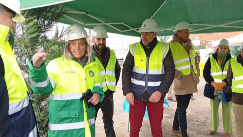 Primera piedra del nuevo Punto Limpio de Collado Villalba