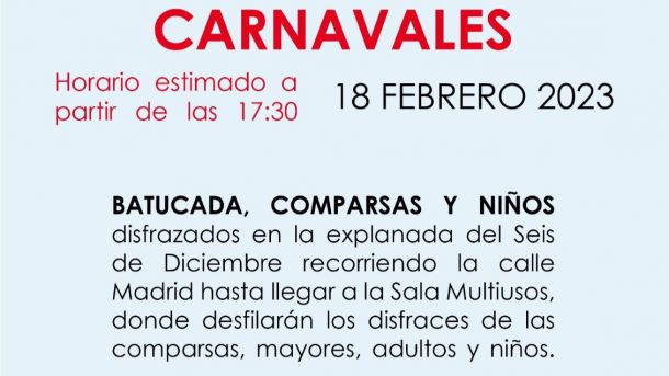 El carnaval también llega a Colmenarejo