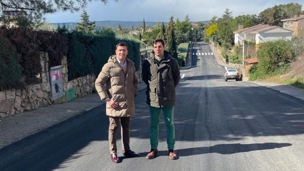 Completadas las obras de asfaltado en urbanizaciones de Valdemorillo
